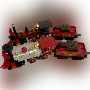 HIGH SPEED Brand. 2 Locomotives & 2 Coal Cars Excellent Working Order. 1990-1999